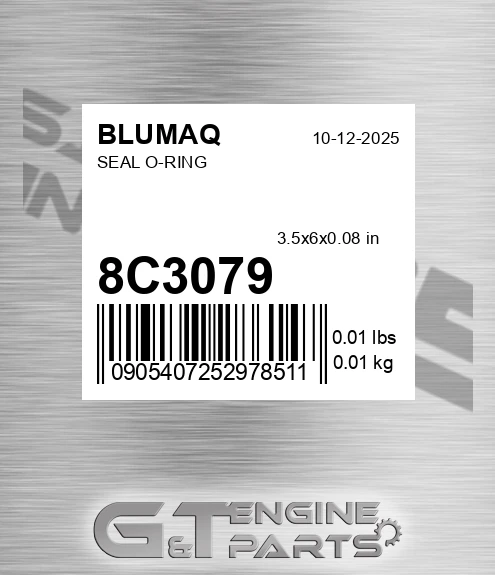 8C-3079 Seal O-ring for BLUMAQ