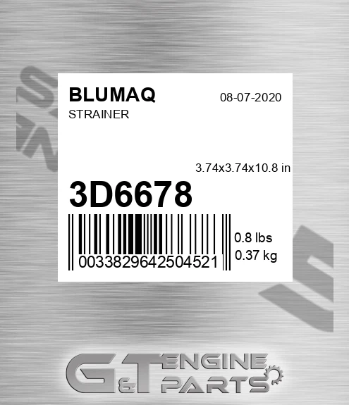 3D-6678 Strainer