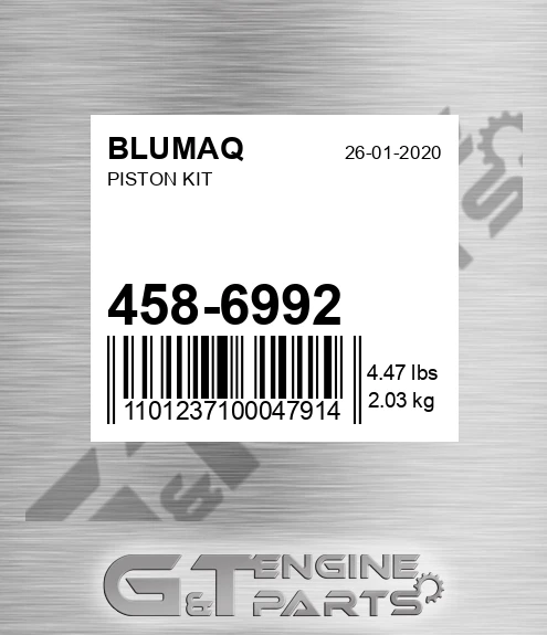 458-6992 Piston Kit for BLUMAQ