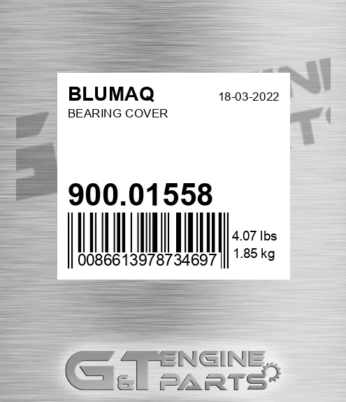 900.01558 Bearing Cover for BLUMAQ