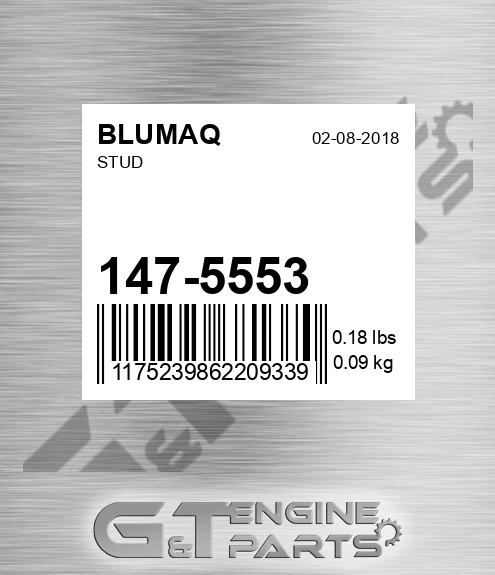 147-5553 BLUMAQ Stud
