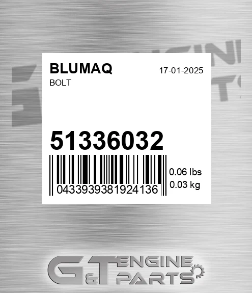 51336032 Bolt
