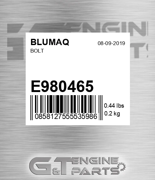 E980465 BLUMAQ Bolt