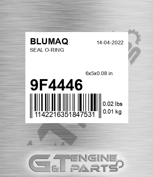 9F-4446 Seal O-ring for BLUMAQ