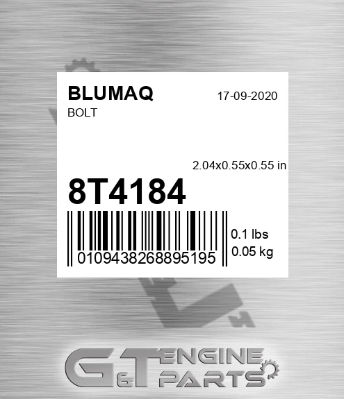 8T-4184 Bolt for BLUMAQ