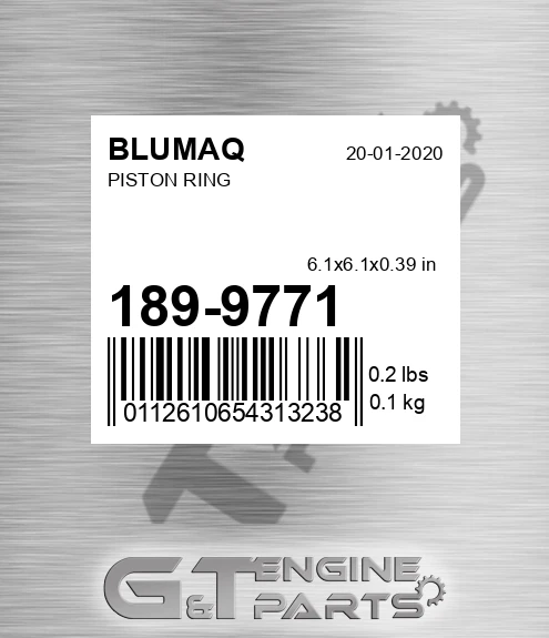 189-9771 Piston Ring for BLUMAQ