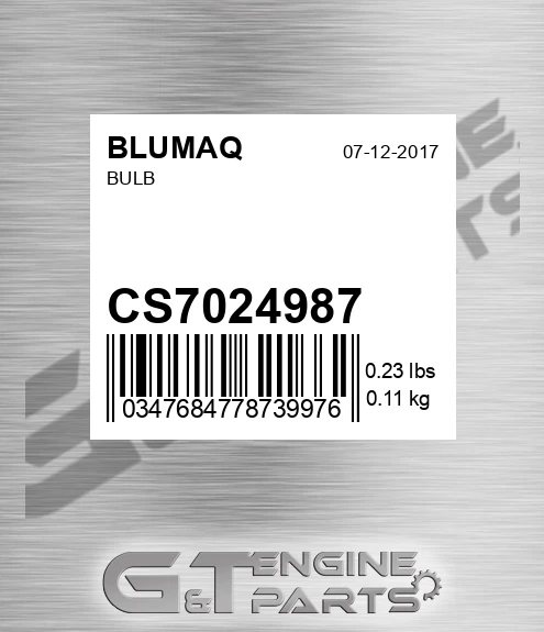 CS7024987 Bulb