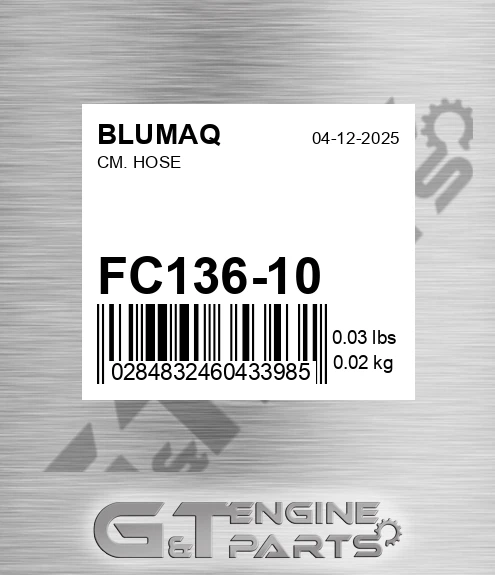 FC136-10 BLUMAQ Cm. Hose