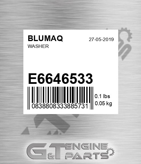E6646533 Washer