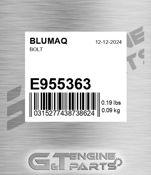 E955363 BLUMAQ Bolt