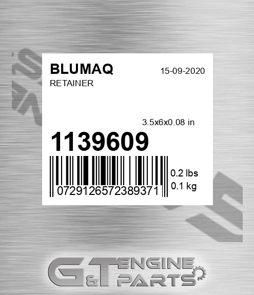 113-9609 Retainer for BLUMAQ
