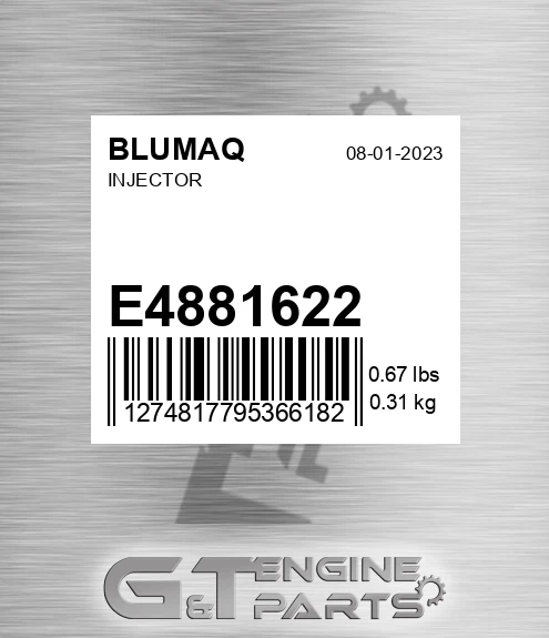 E4881622 Injector for BLUMAQ