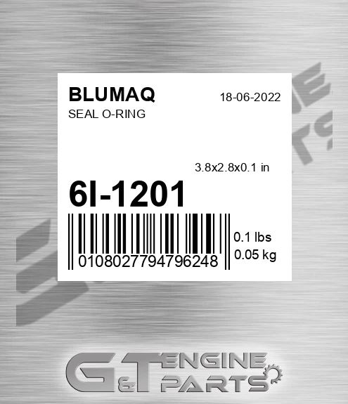 6I-1201 Seal O-ring for BLUMAQ