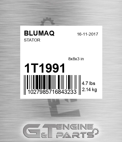1T-1991 Stator for BLUMAQ