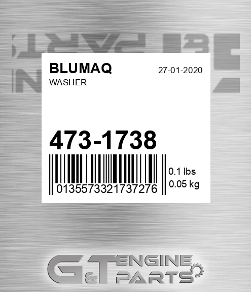473-1738 Washer for BLUMAQ