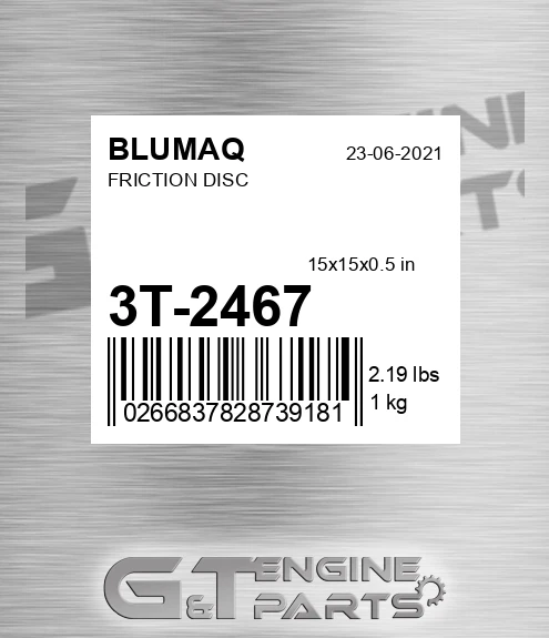 3T-2467 BLUMAQ Friction Disc