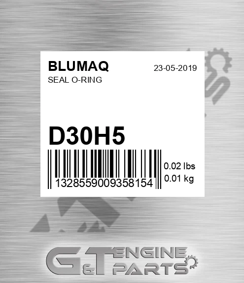 D30H5 Seal O-ring for BLUMAQ