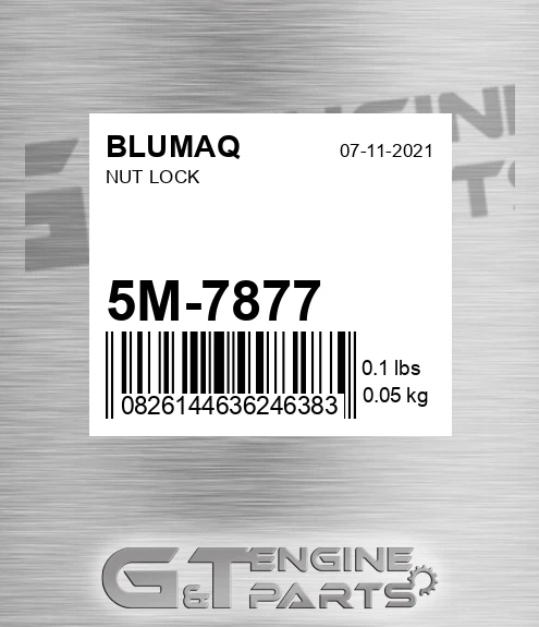 5M-7877 Nut Lock for BLUMAQ