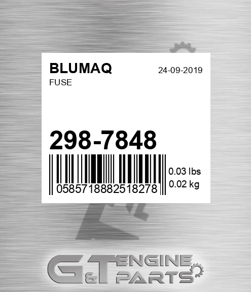 298-7848 BLUMAQ Fuse