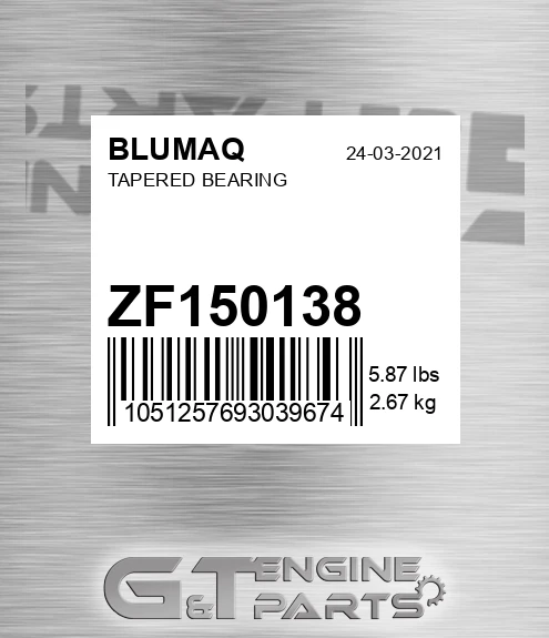 ZF150138 Tapered Bearing for BLUMAQ
