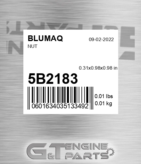 5B-2183 Nut