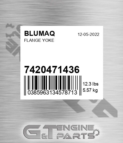 7420471436 Flange Yoke for BLUMAQ