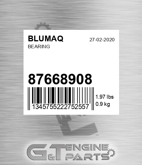 87668908 Bearing