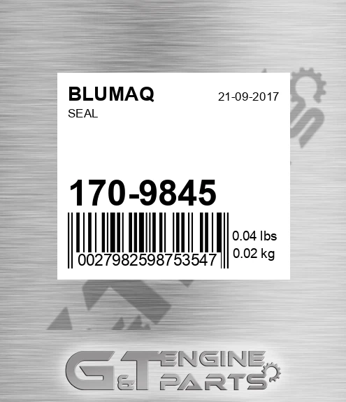 170-9845 Seal for BLUMAQ