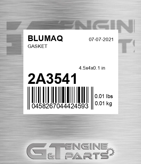 2A-3541 BLUMAQ Gasket
