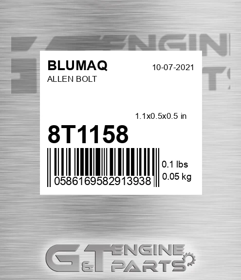 8T-1158 Allen Bolt for BLUMAQ