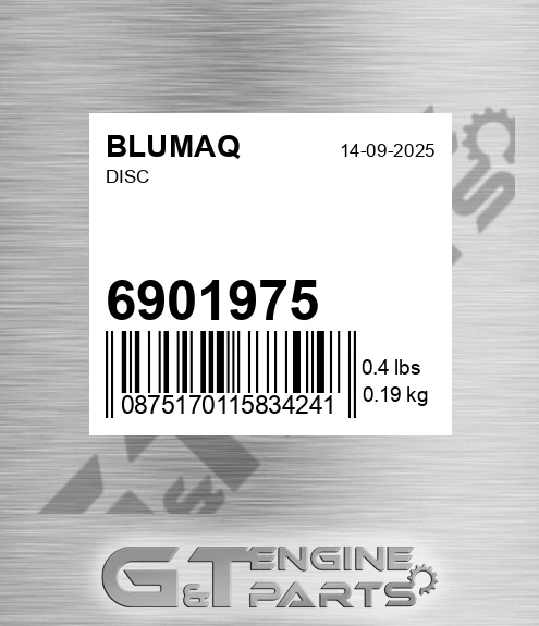 6901975 Disc for BLUMAQ