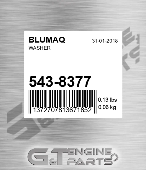 543-8377 Washer for BLUMAQ