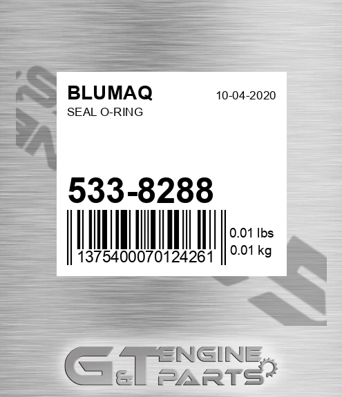 533-8288 Seal O-ring for BLUMAQ