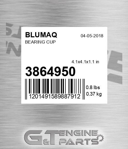 386-4950 Bearing Cup
