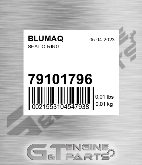 79101796 Seal O-ring
