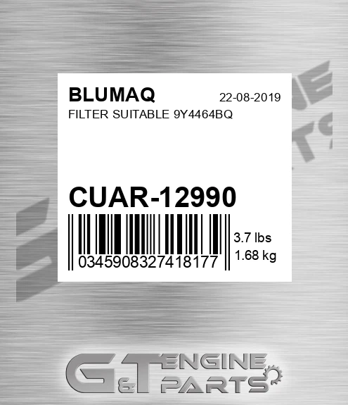 CUAR-12990 Filter Suitable 9y4464bq for BLUMAQ