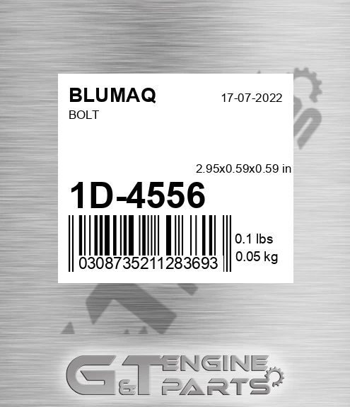 1D-4556 Bolt for BLUMAQ