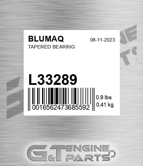 L33289 Tapered Bearing