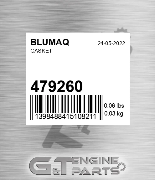 479260 Gasket