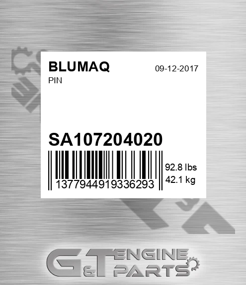 SA107204020 BLUMAQ Pin