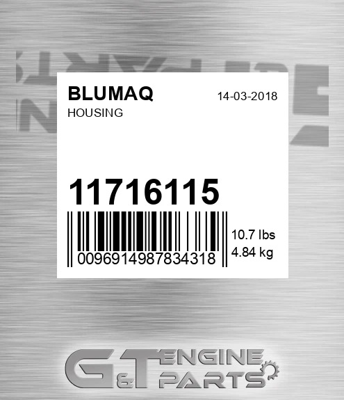 11716115 Housing for BLUMAQ