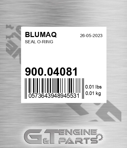 900.04081 Seal O-ring for BLUMAQ