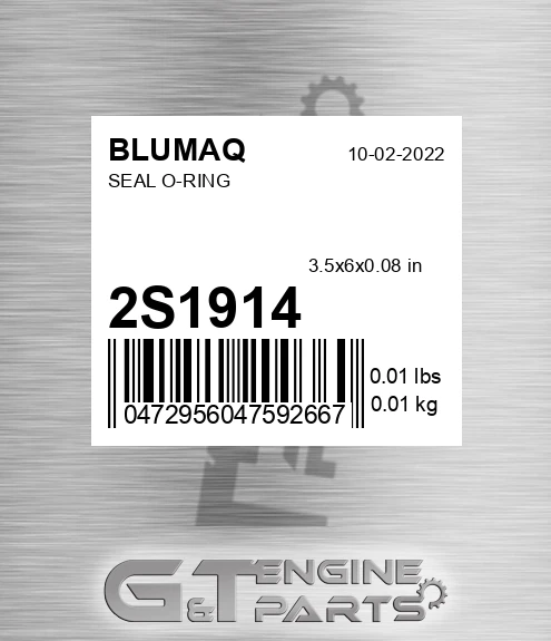 2S-1914 Seal O-ring for BLUMAQ