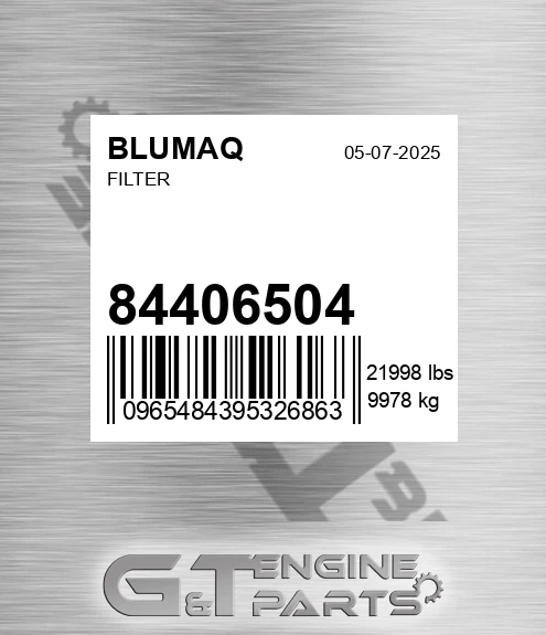 84406504 Filter