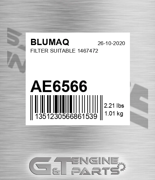AE6566 Filter Suitable 1467472 for BLUMAQ