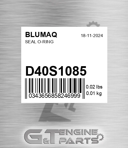D40S1085 Seal O-ring for BLUMAQ