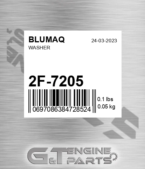2F-7205 Washer