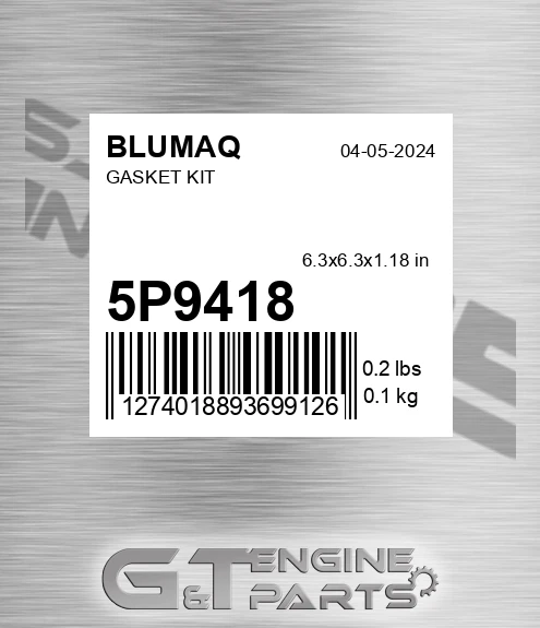 5P-9418 Gasket Kit for BLUMAQ