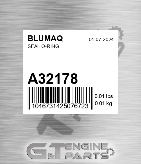 A32178 BLUMAQ Seal O-ring