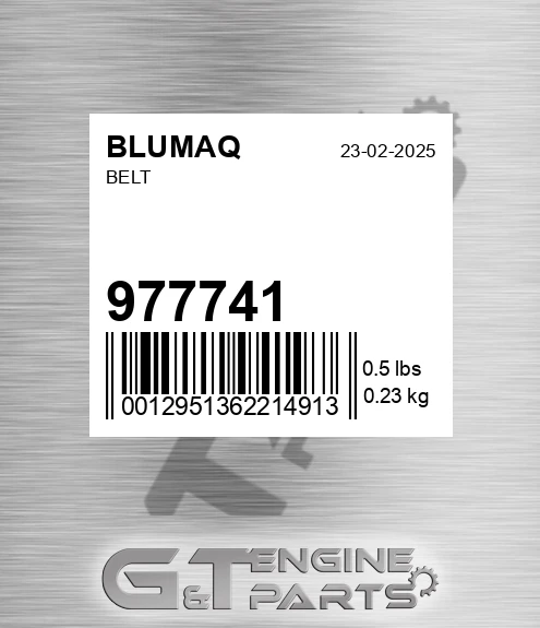 977741 Belt for BLUMAQ
